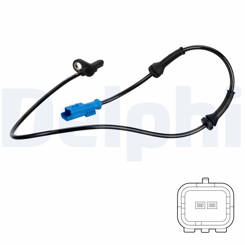 DELPHI SS20744 - Sensor, Raddrehzahl