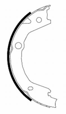 Brake Shoe Set, parking brake 91068500