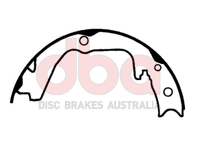 Street Series Brake Shoes [Subaru Parking Brake 170mm] - TecDoc Only