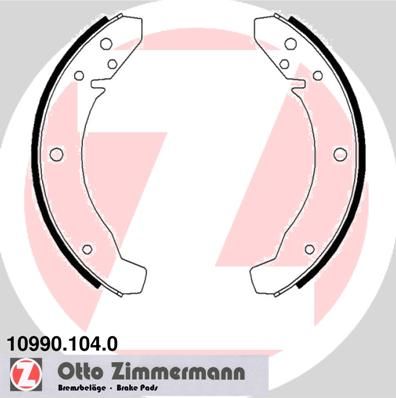 ZIMMERMANN 10990.104.0 - Bremsbackensatz