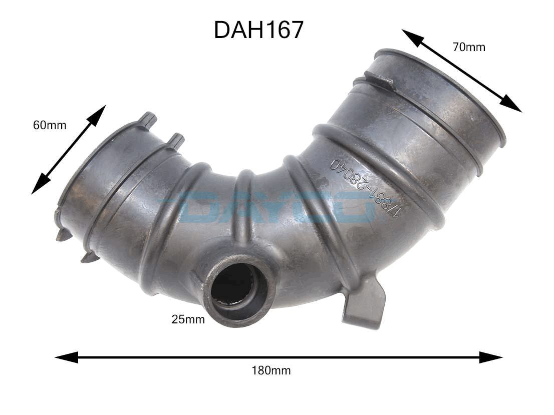 DAYCO AIR INTAKE HOSE TOYOTA - TecDoc Only