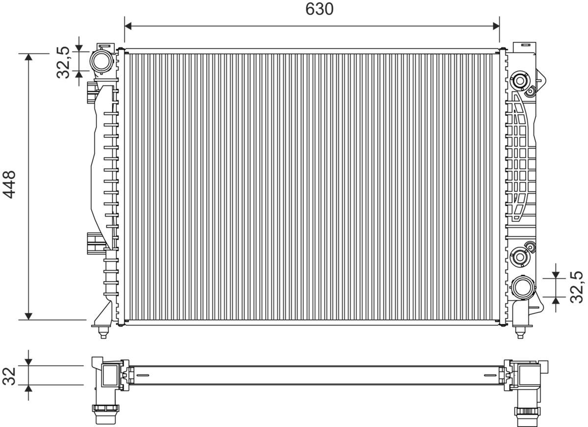 RAD MOT AUDI A6  9900