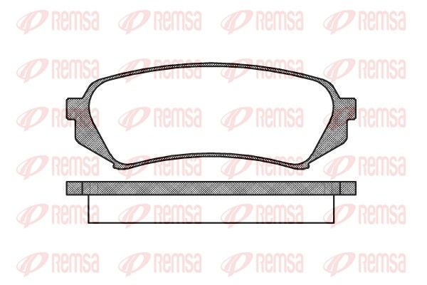 Brake Pad Set, disc brake 0706.00