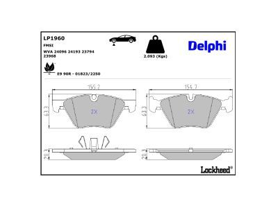 Bremsbelagsatz, Scheibenbremse