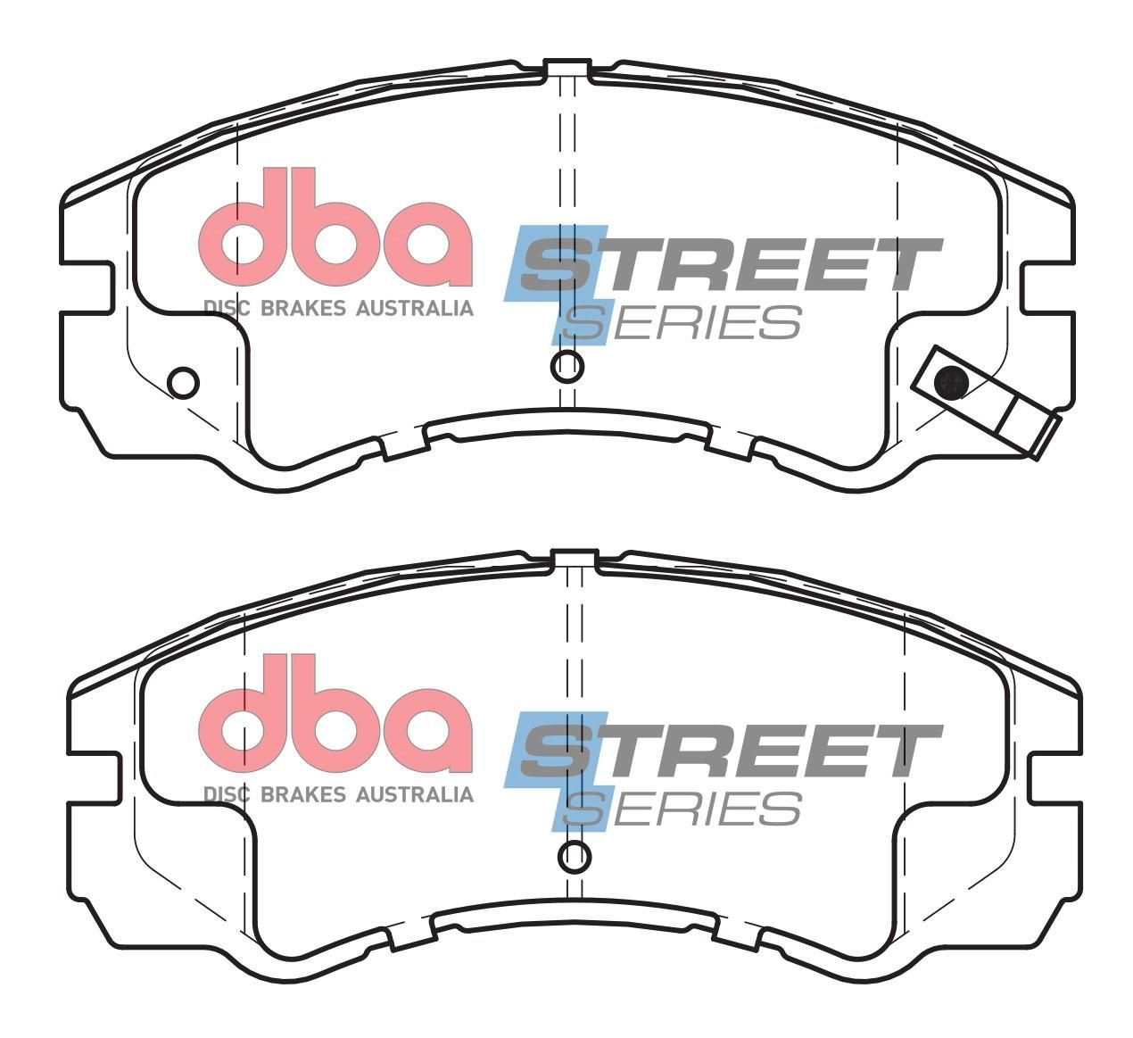 DBA SS STREET SERIES BRAKE PADS [ Holden & Isuzu 1991-2014 F ] - TecDoc Only