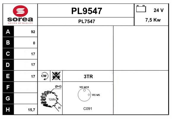 DEMARREUR PL - KOMATSU