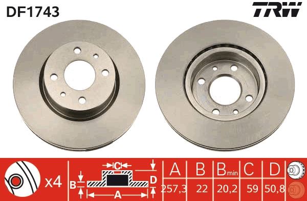 PAIRE DE DISQUES  9900