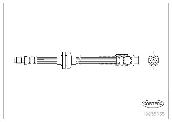 Brake Hose 19035035