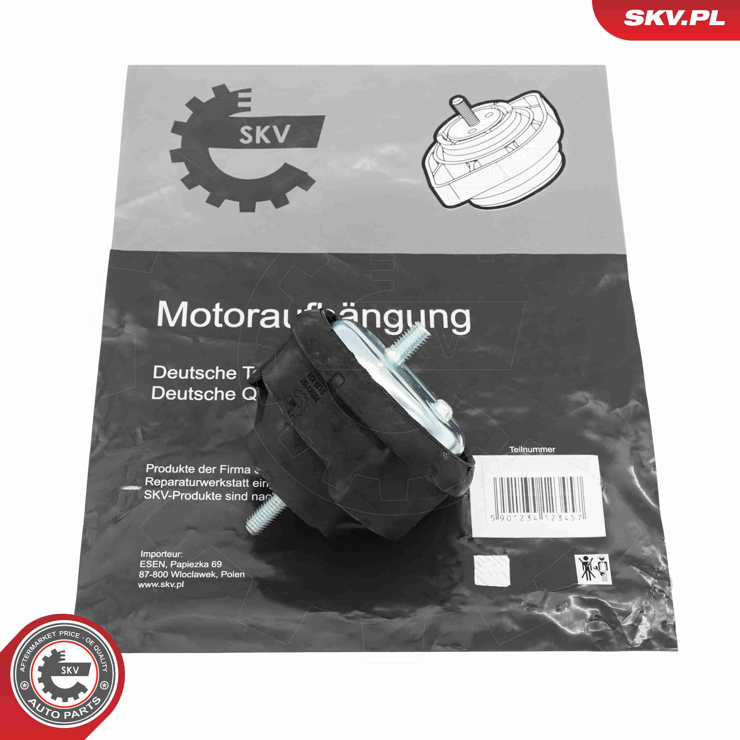 75SKV197 ESEN SKV felfüggesztés, motor
