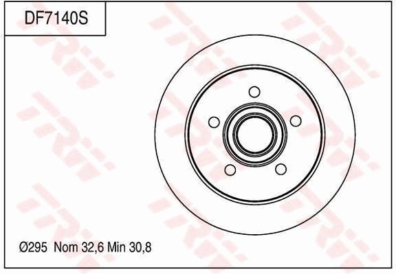 TRW BRAKE DISC - TecDoc Only