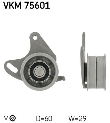 Tensioner Pulley, timing belt VKM 75601