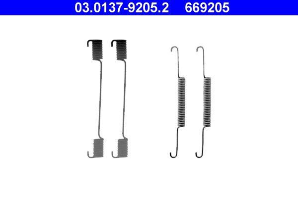 ATE 03.0137-9205.2 - Zubeh&ouml;rsatz, Bremsbacken
