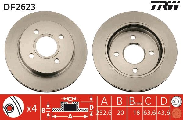 PAIRE DE DISQUES  9900