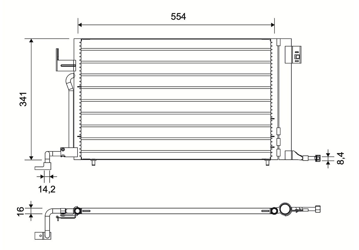 VALEO 817230 - Kondensator, Klimaanlage