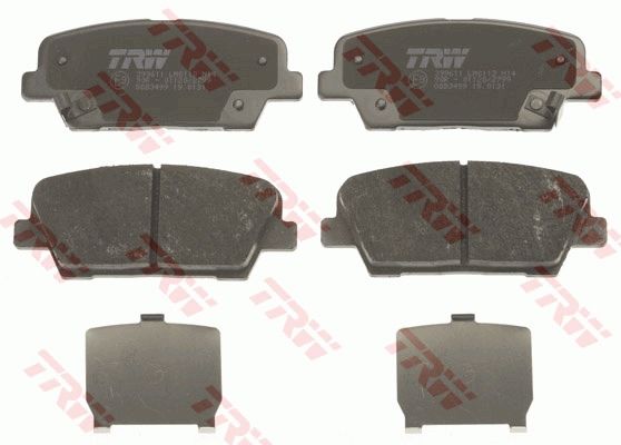 TRW DISC BRAKE PADS - TecDoc 2