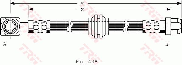 FLEXIBLE DE FREIN  9900