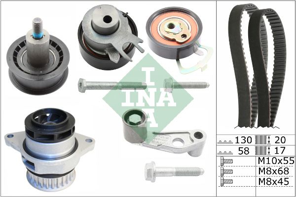 Water Pump & Timing Belt Kit 530 0089 30