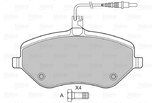 Brake Pad Set, disc brake 601072