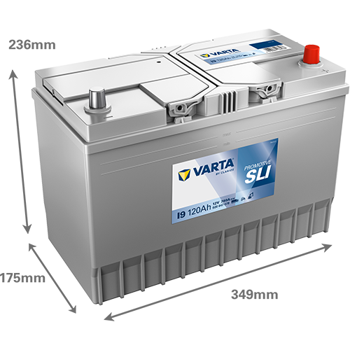 VARTA PROmotive HD I9 12V 120Ah 780A/EN gefüllt VARTA PROmotive HD I9 12V 120Ah 780A/EN gefüllt