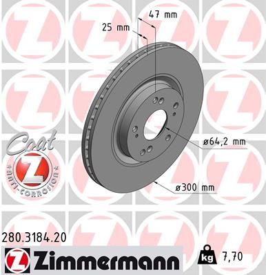 Brake Disc 280.3184.20