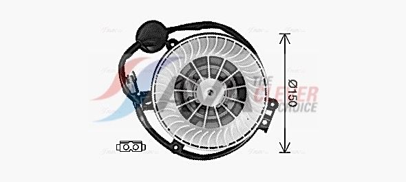 MS8771 AVA QUALITY COOLING Utastér-ventilátor