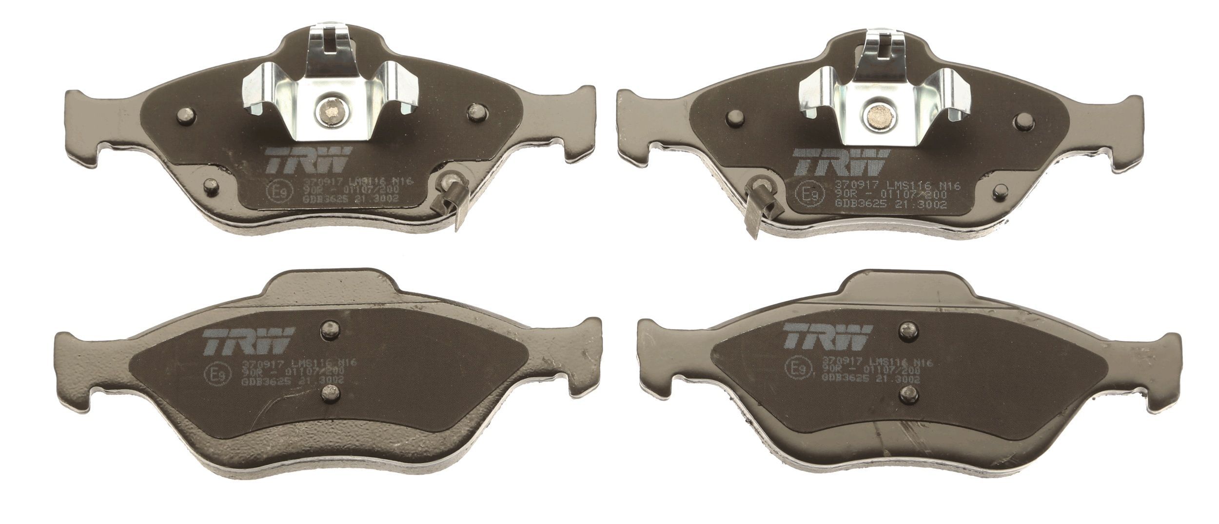 TRW DISC BRAKE PADS - TecDoc 2