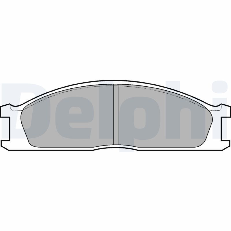 Brake Pad Set, disc brake LP726