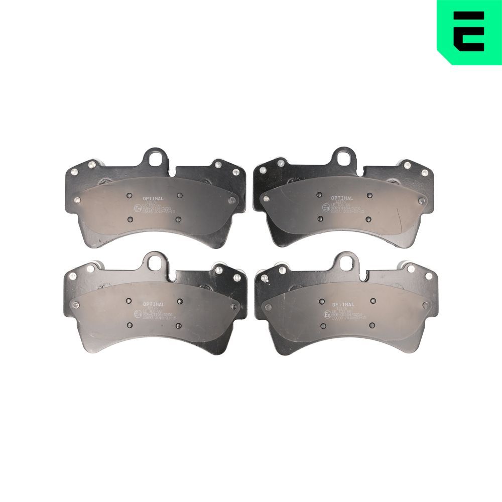 OPTIMAL BP-12176 - Bremsbelagsatz, Scheibenbremse