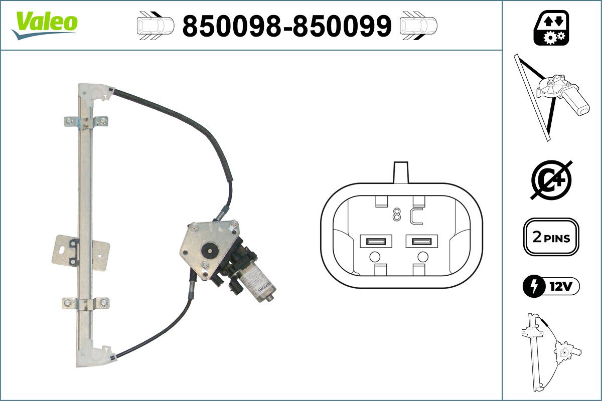 VALEO 850098 - Fensterheber