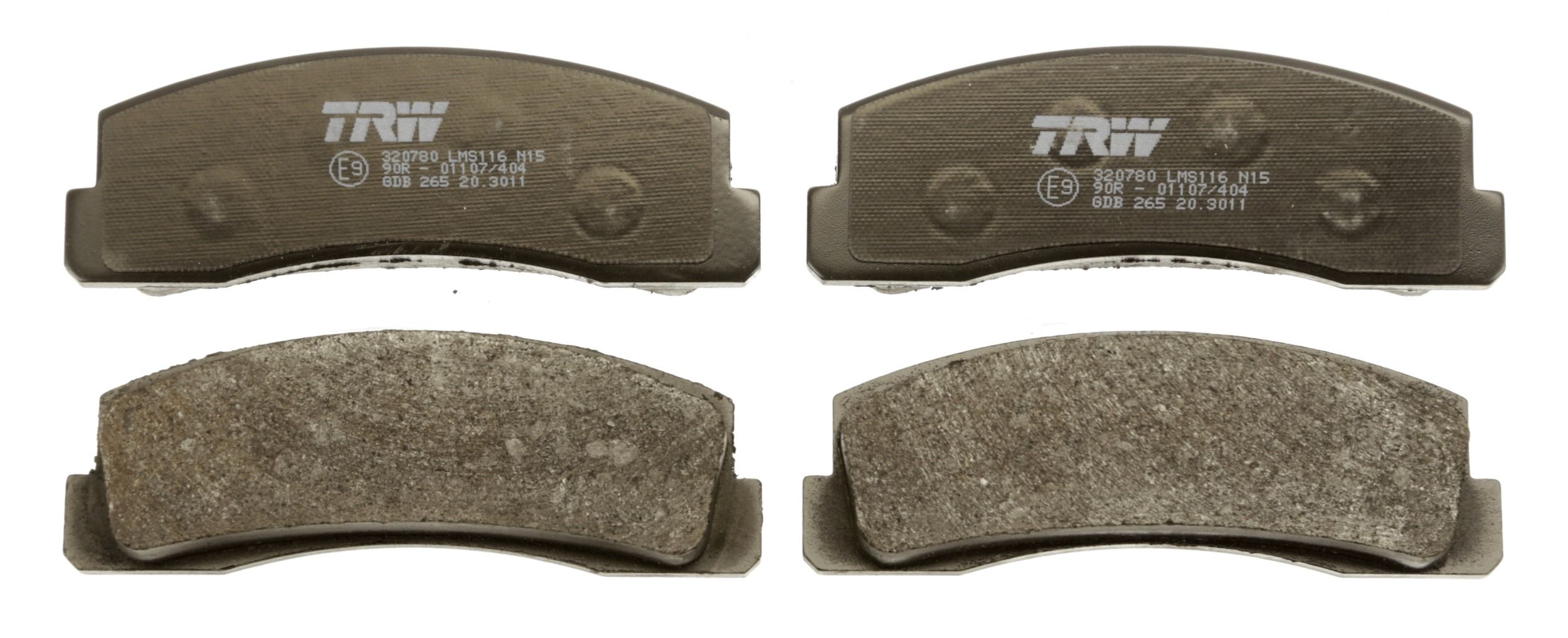 TRW DISC BRAKE PADS - TecDoc 2