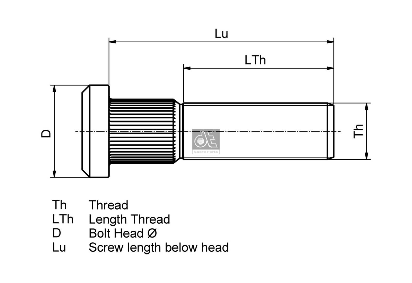 Wheel Stud 10.20000