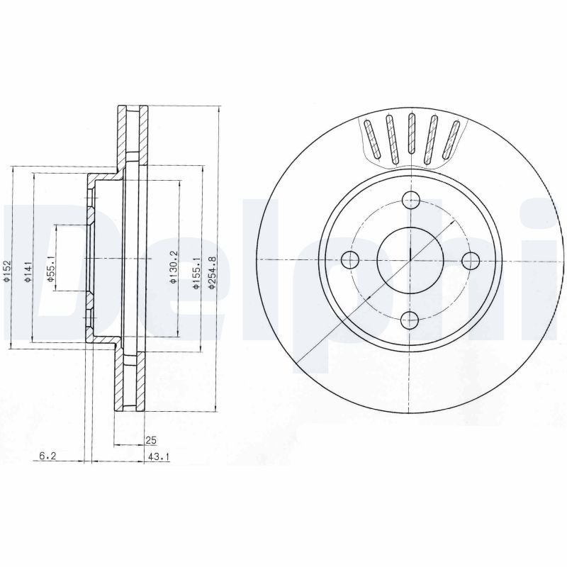 Brake Disc BG3781