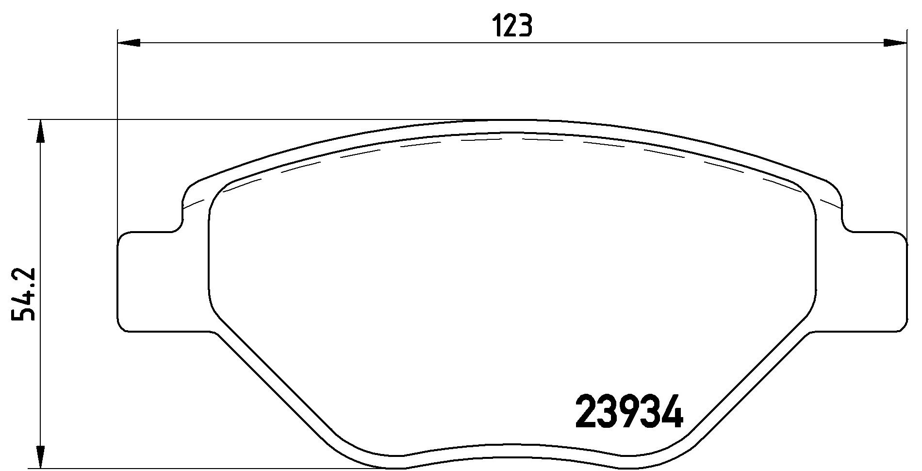 Brembo P 68 031 Bremsbelagsatz, Scheibenbremse