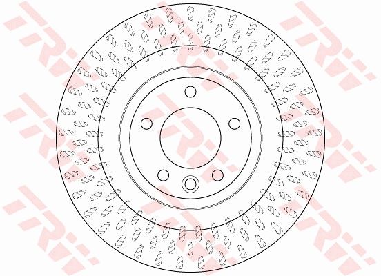 TRW BRAKE DISC - TecDoc 1
