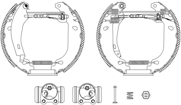 KIT DE FREIN MONTAGE BENDIX