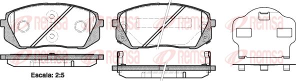 Premium Front Brake Pad Set Premium Front Brake Pad Set