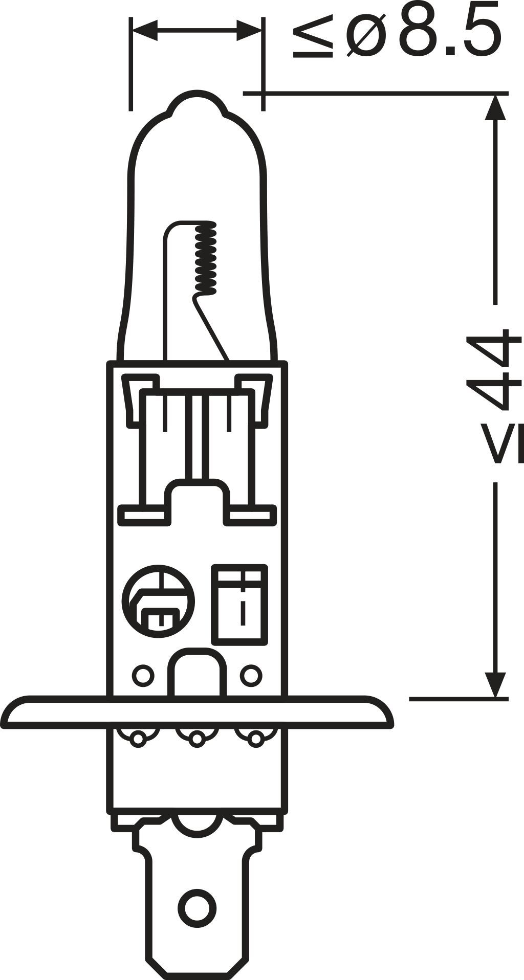 Glühlampe, Fernscheinwerfer