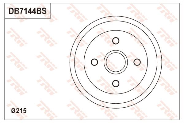TRW BRAKE DISC - TecDoc Only