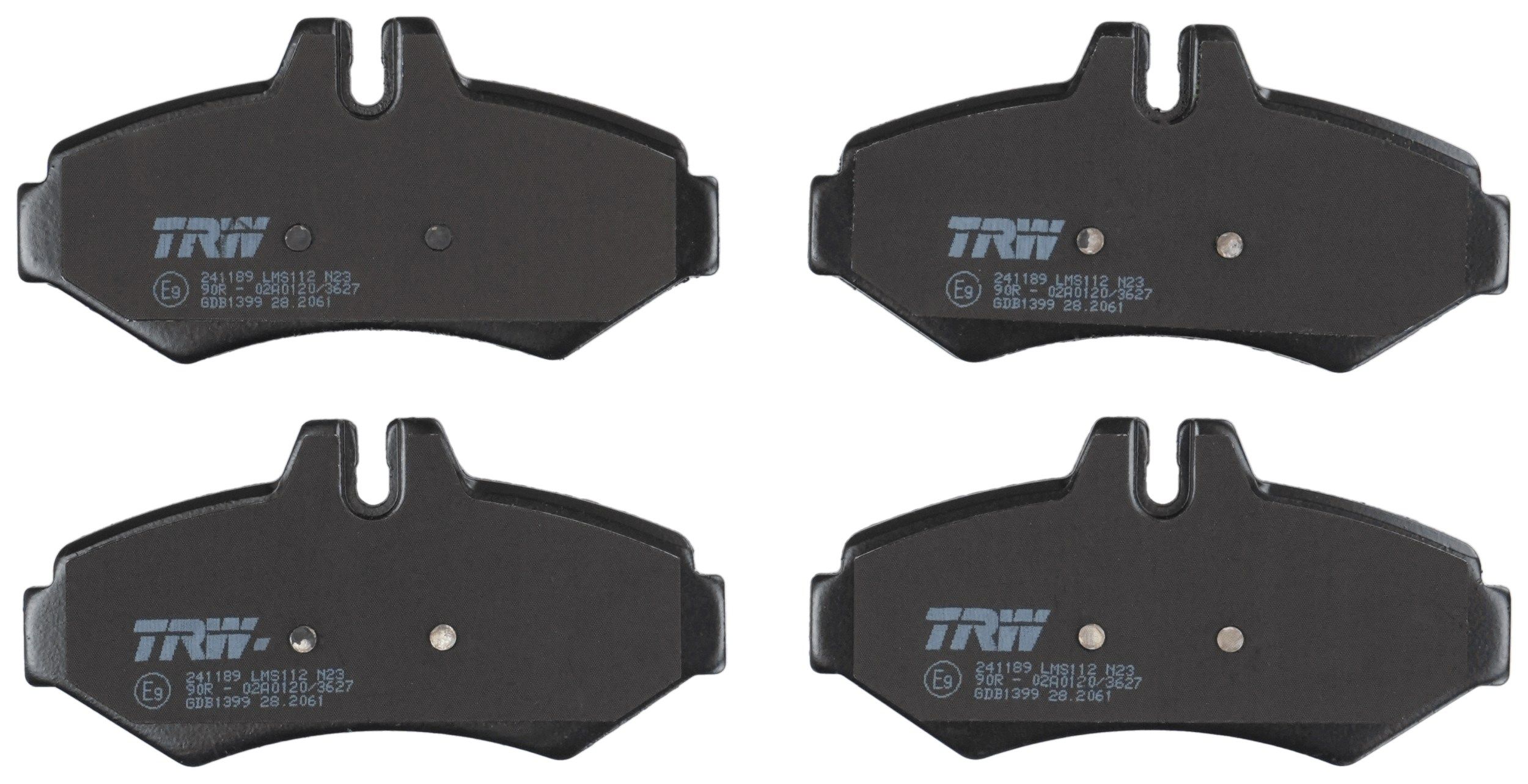 TRW DISC BRAKE PADS - TecDoc 2