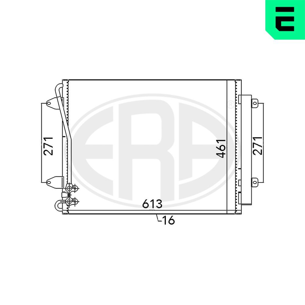 ERA 667108 - Kondensator, Klimaanlage