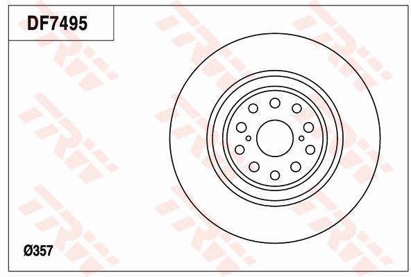 TRW BRAKE DISC - TecDoc Only