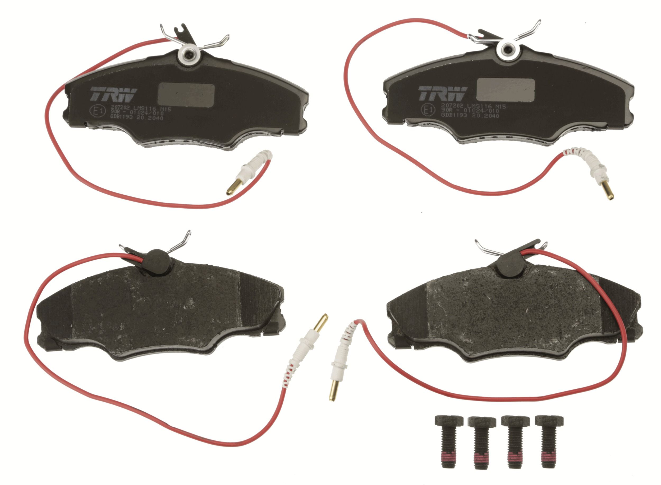 TRW DISC BRAKE PADS - TecDoc 2