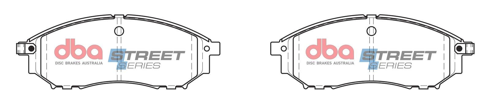 DBA SS STREET SERIES BRAKE PADS [ Infinity/Nissan & Renault 1998-2014 F ] - TecDoc Only