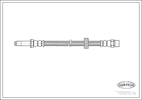 FLEXIBLE DE FREIN SEAT TOLEDO  0705