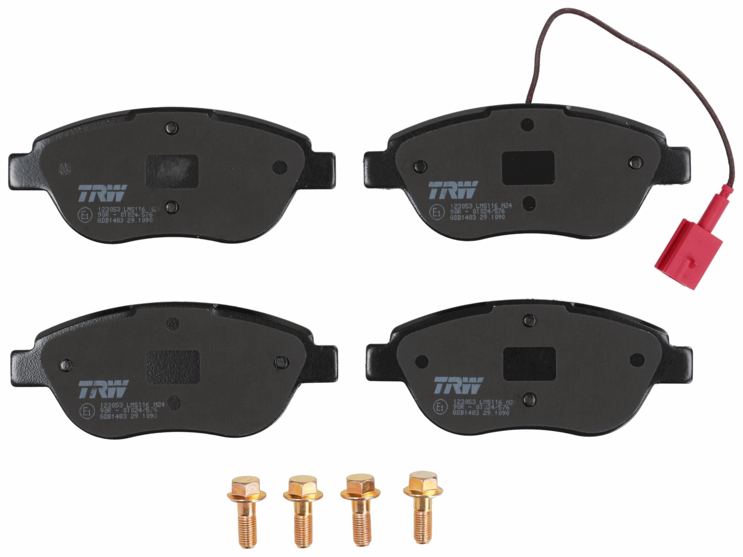 TRW DISC BRAKE PADS - TecDoc 2