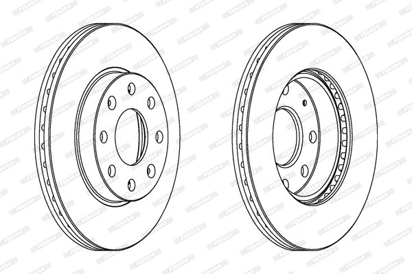 Brake Disc DDF1279C