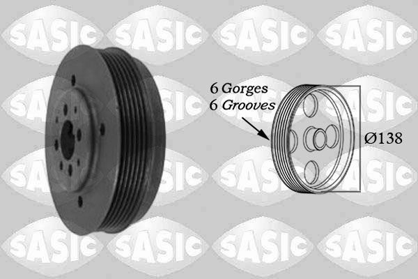 SASIC 2156011 - Riemenscheibe, Kurbelwelle