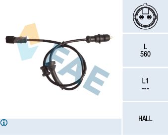 FAE 78143 Sensor, Raddrehzahl