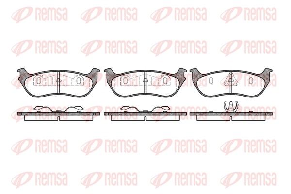 Premium Rear Brake Pad Set