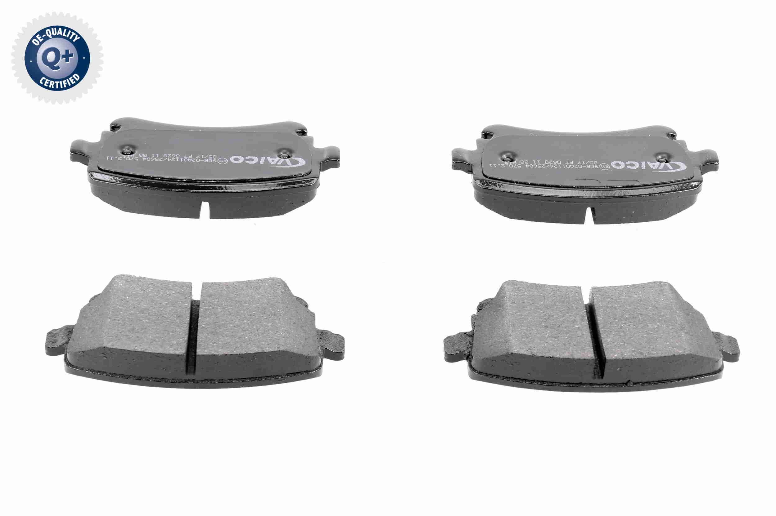 Bremsbelagsatz, Scheibenbremse